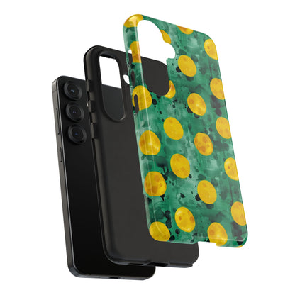 Tough Cases With a Green Color And Yellow ,A Perfect Gift For A Girl