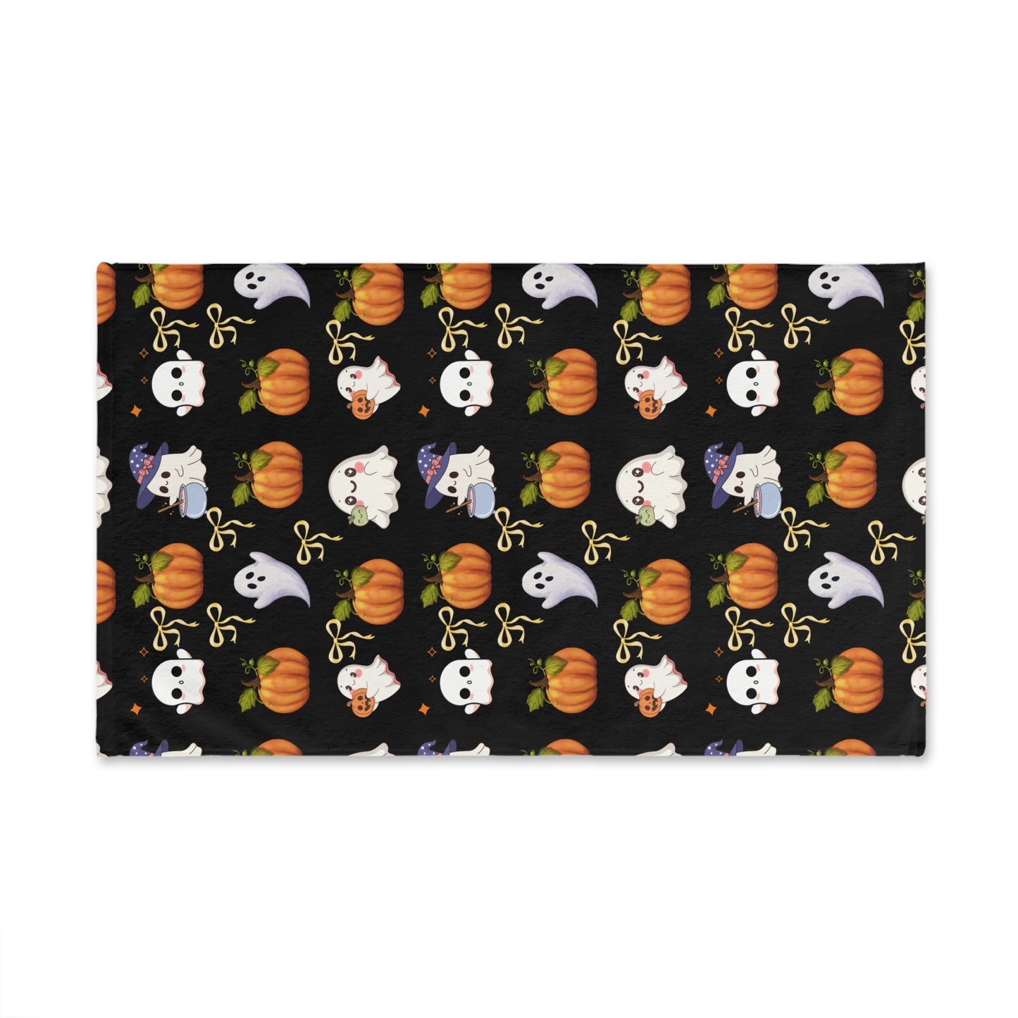 Halloween-Themed Hand Towel, Spooky Kitchen Decor, Ghost Pumpkin Towel, Holiday Gift, Farmhouse Style