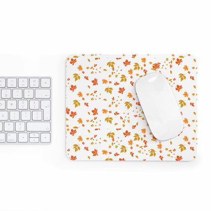 Autumn Leaves Mouse Pad, Cozy Desk Accessory, Seasonal Gift for Home Office, Fall Decor, Gamer Mousepad