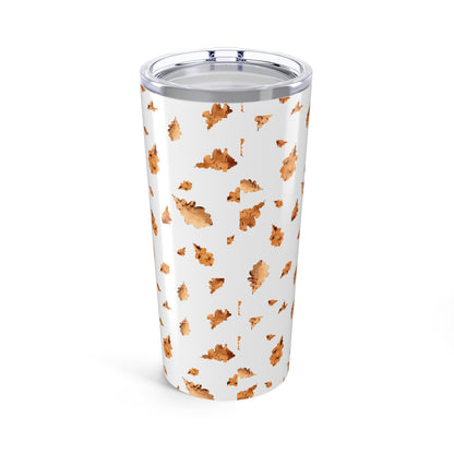 Chic Autumn Print Tumbler 20oz | Stylish Travel Mug, Coffee Cup, Trendy Insulated Drinkware, Gift for Her,Gift for him
