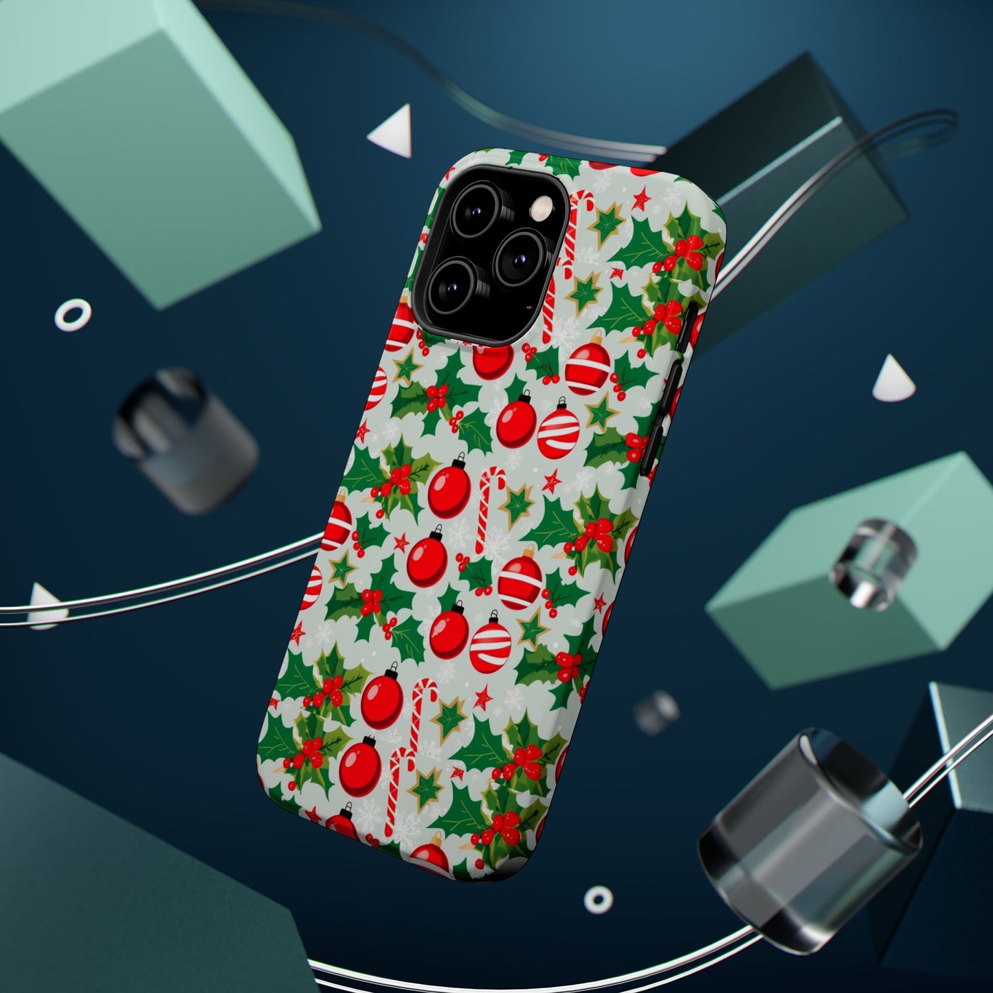 Festive Holiday Phone Case - Magnetic Impact-Resistant, Christmas Decor, Gift for Mom, Winter Vibes, Unique Phone Accessories
