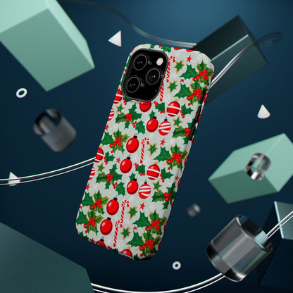 Festive Holiday Phone Case - Magnetic Impact-Resistant, Christmas Decor, Gift for Mom, Winter Vibes, Unique Phone Accessories