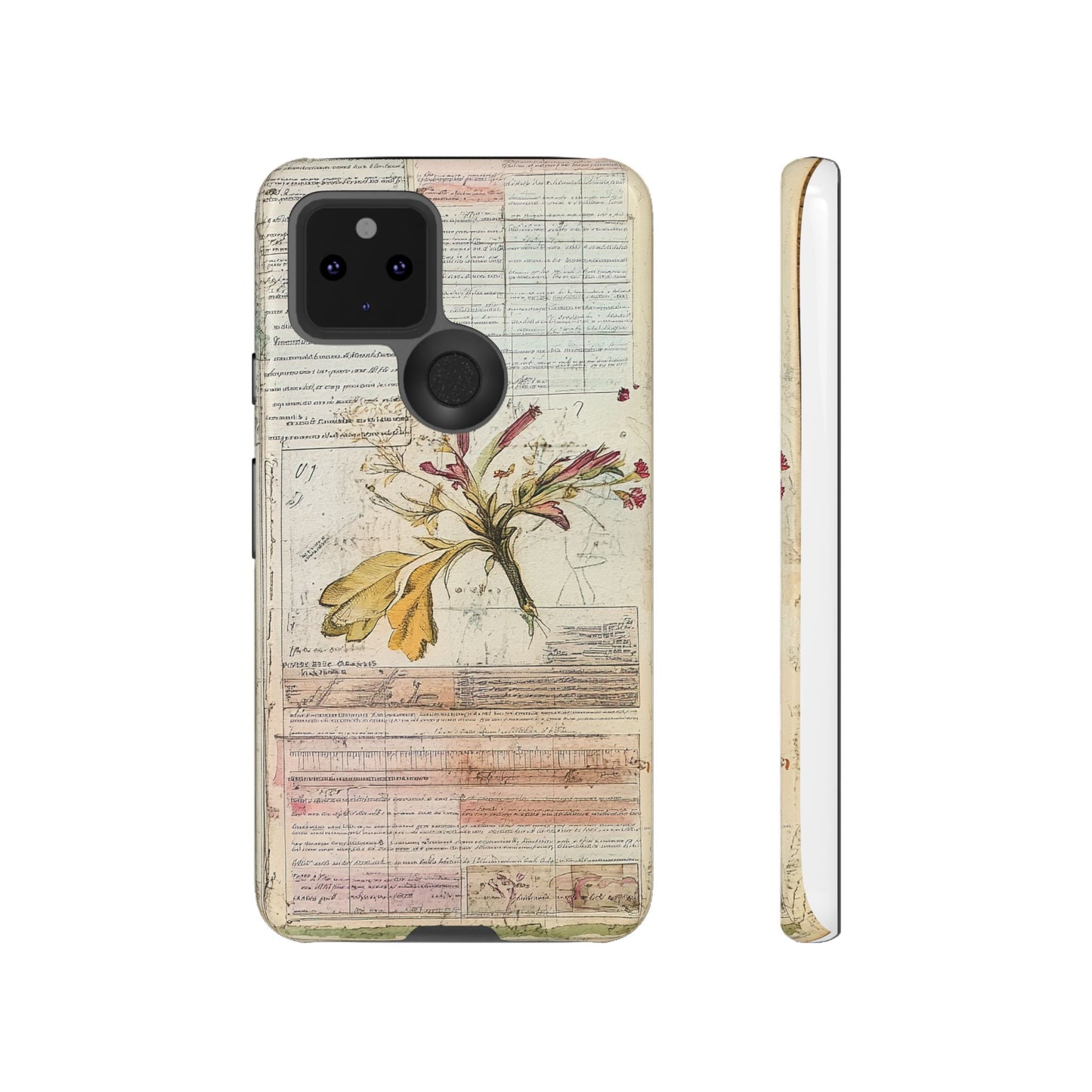 Vintage Botanical Tough Case — Floral Collage Phone Cover