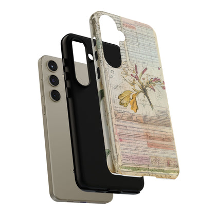 Vintage Botanical Tough Case — Floral Collage Phone Cover