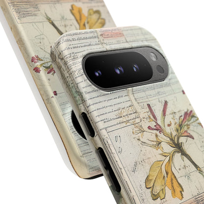 Vintage Botanical Tough Case — Floral Collage Phone Cover