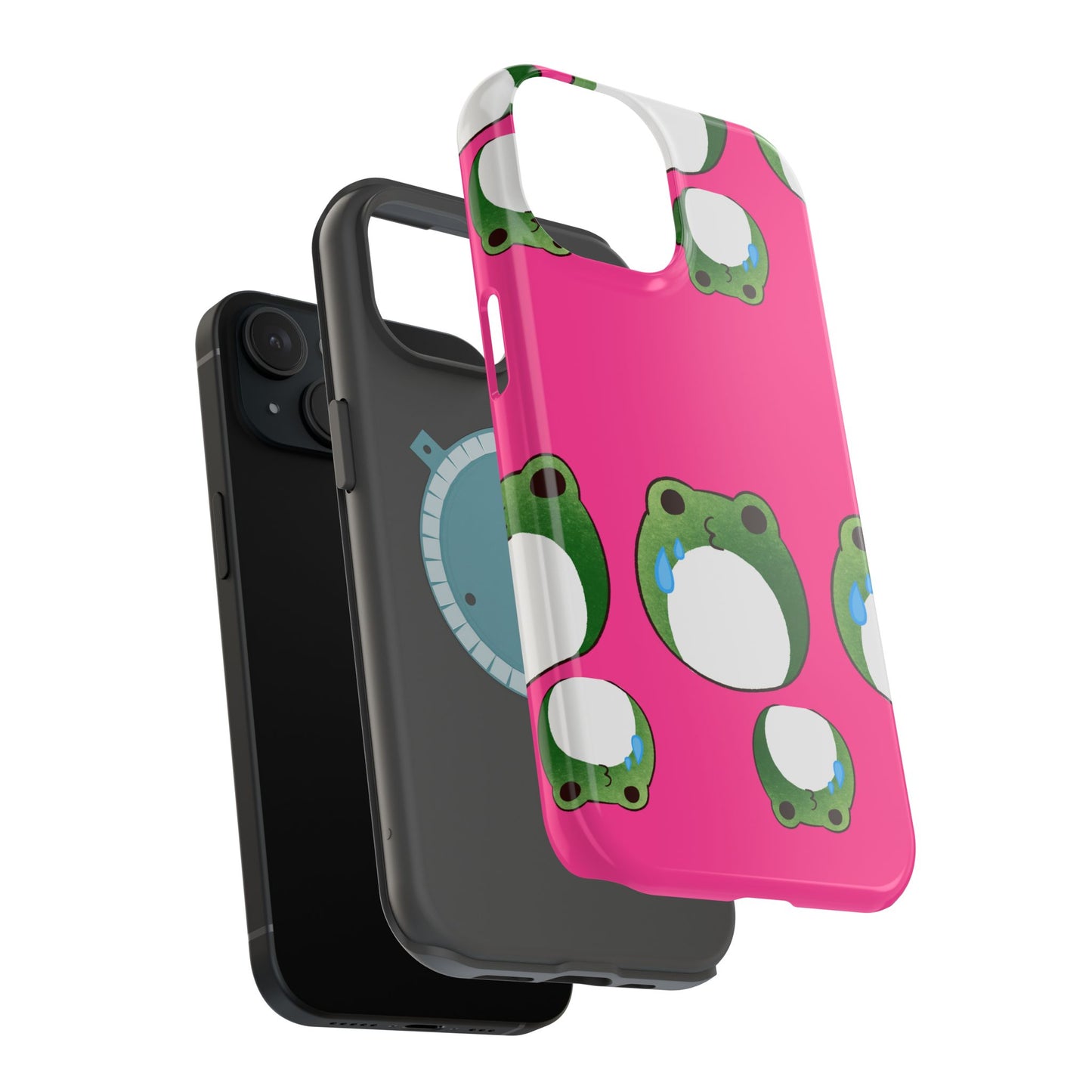 Colorful Frog Phone Case, Cute Protective Phone Cover, Fun Kawaii Mobile Accessories.