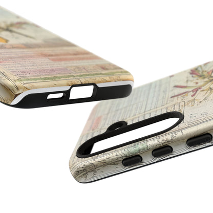 Vintage Botanical Tough Case — Floral Collage Phone Cover