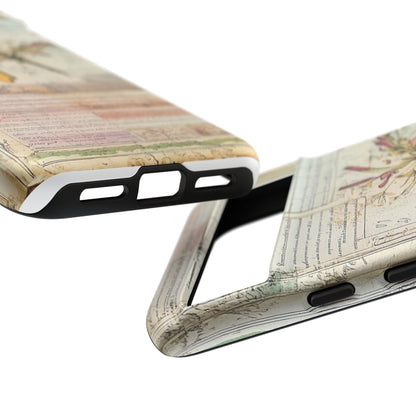 Vintage Botanical Tough Case — Floral Collage Phone Cover