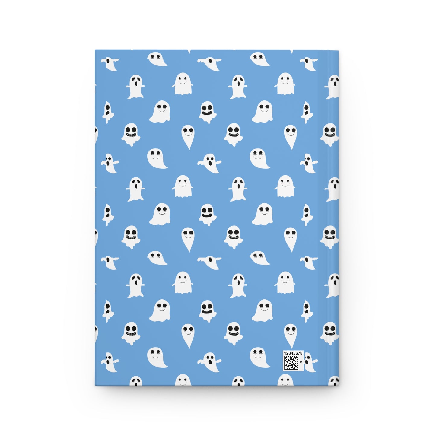 Ghostly Whimsical Hardcover Journal, Cute Ghost Notepad, Halloween Gifts, Creative Writing Journal, Spooky Stationery
