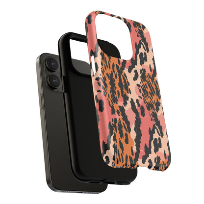 Leopard Print Tough Magnetic Phone Case — Slim Protective iPhone Cover