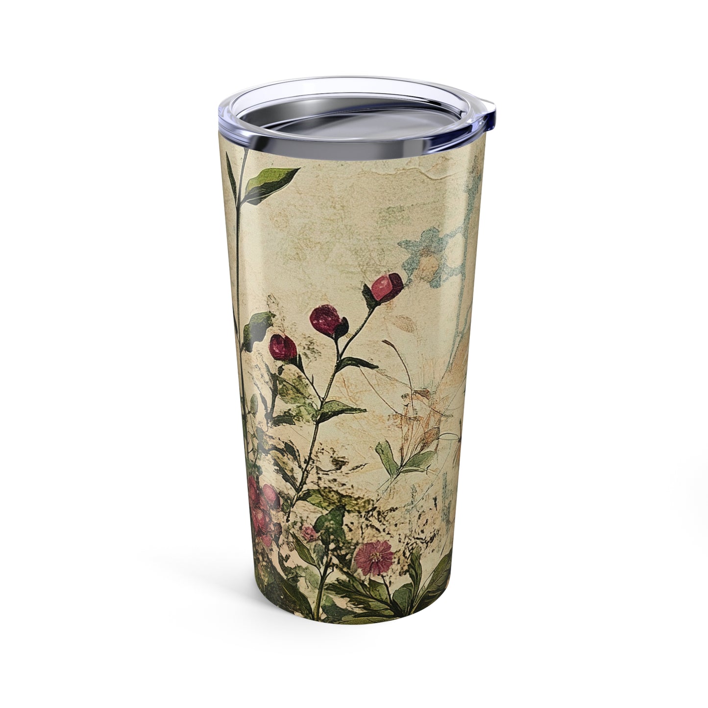 Botanical 20oz Tumbler – Vintage Floral Insulated Travel Cup