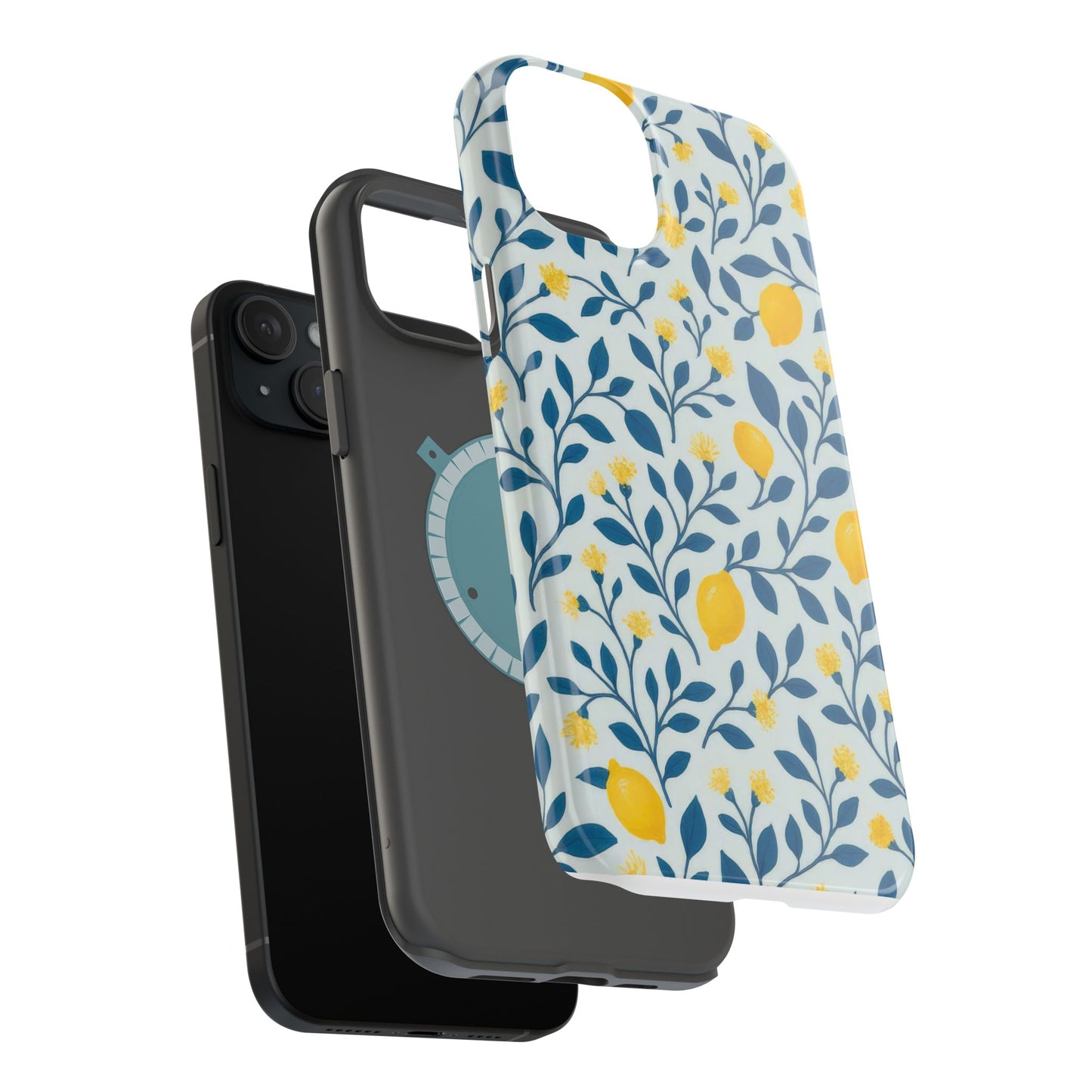 Phone Case — Lemon Branch Magnetic Impact-Resistant Case IPhone Case For Girl,Summer Vibes.