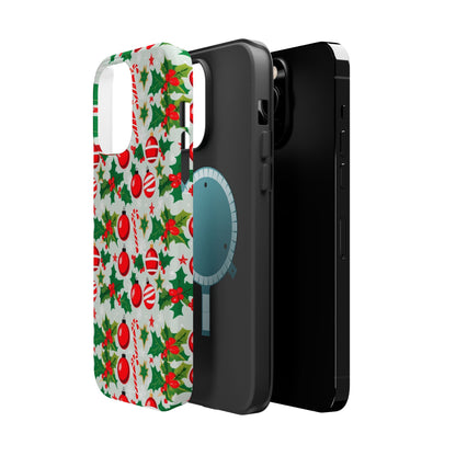 Festive Holiday Phone Case - Magnetic Impact-Resistant, Christmas Decor, Gift for Mom, Winter Vibes, Unique Phone Accessories