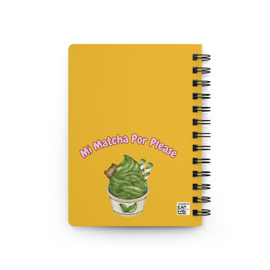 Colorful Matcha-Themed Spiral Bound Journal, Kawaii Notebook for Food Lovers, Cute Gift for Journalers, Stationery, School Supplies, [...]