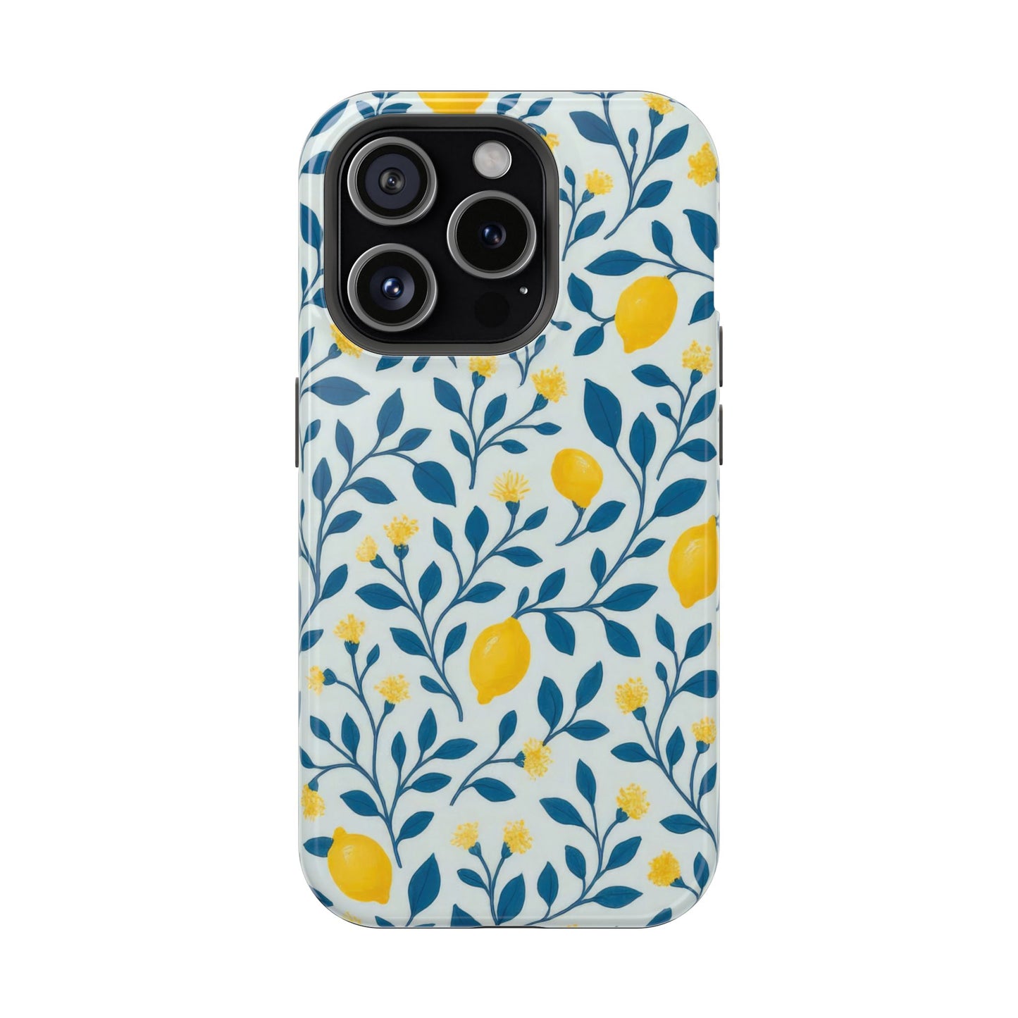 Phone Case — Lemon Branch Magnetic Impact-Resistant Case IPhone Case For Girl,Summer Vibes.