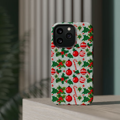 Festive Holiday Phone Case - Magnetic Impact-Resistant, Christmas Decor, Gift for Mom, Winter Vibes, Unique Phone Accessories