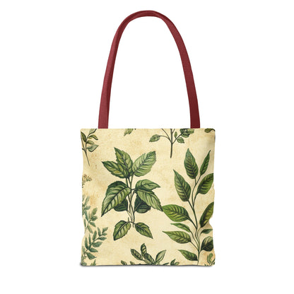 Vintage Floral Tote Bag — Botanical Garden Print AOP