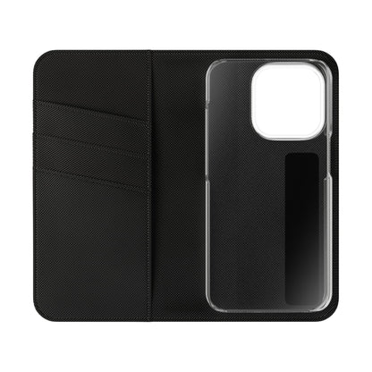 Sunflower & Lemon Flip Phone Case – Floral Wallet Flip Case with Card Slots