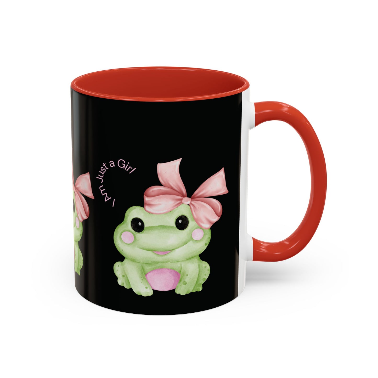 Cute Frog Accent Coffee Mug - Perfect for Girls, Gift for Coffee Lovers, Funny Frog Mug, Animal Lover Gift, Office Mug