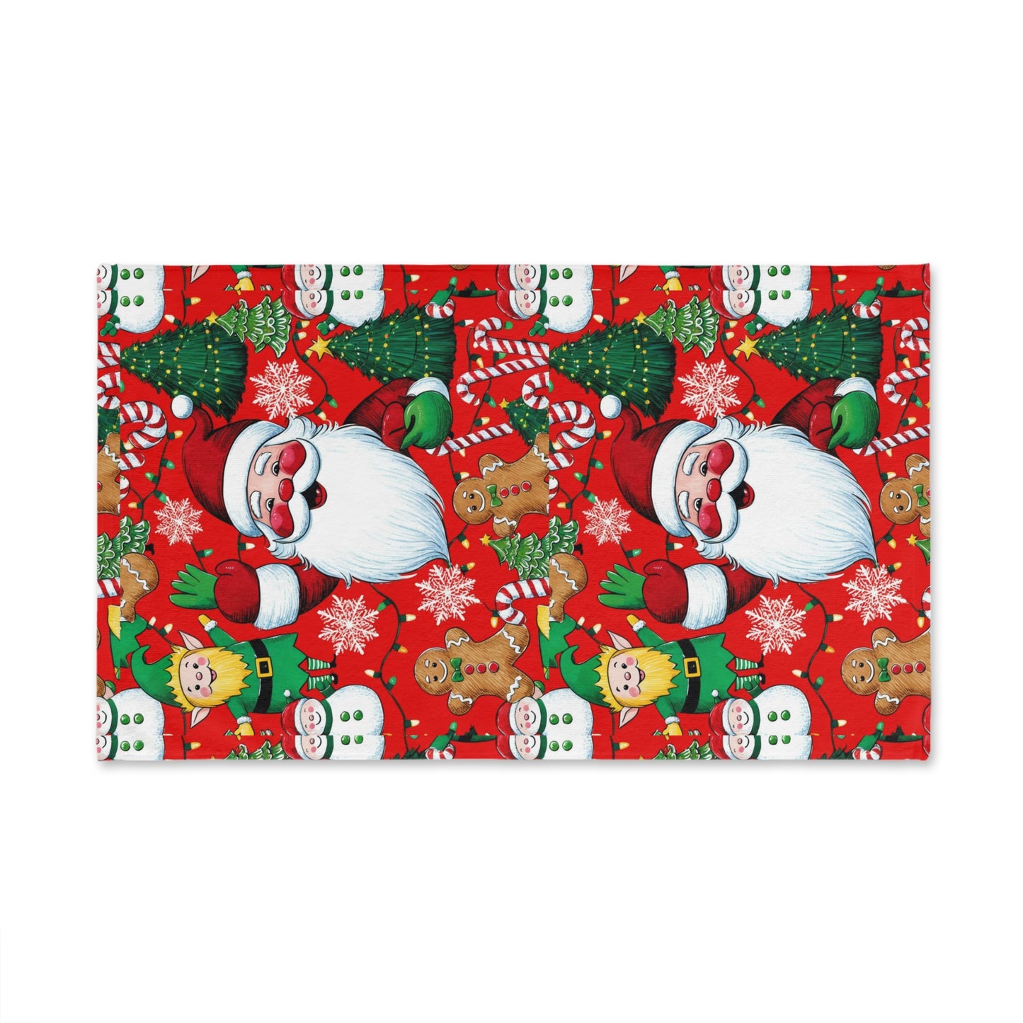 Festive Santa Hand Towel - Christmas Decor, Holiday Kitchen Accessory, Gift for Family, Santa Clause Holiday Towel, Merry Christmas
