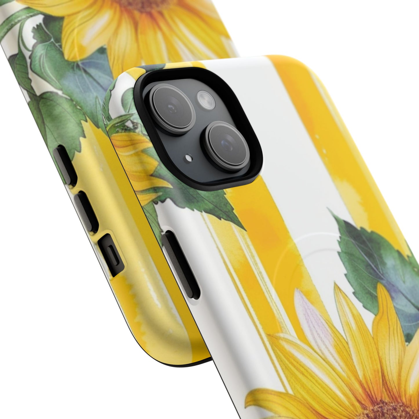 Sunflower Tough Magnetic Phone Case — Bright Floral Protective Cover
