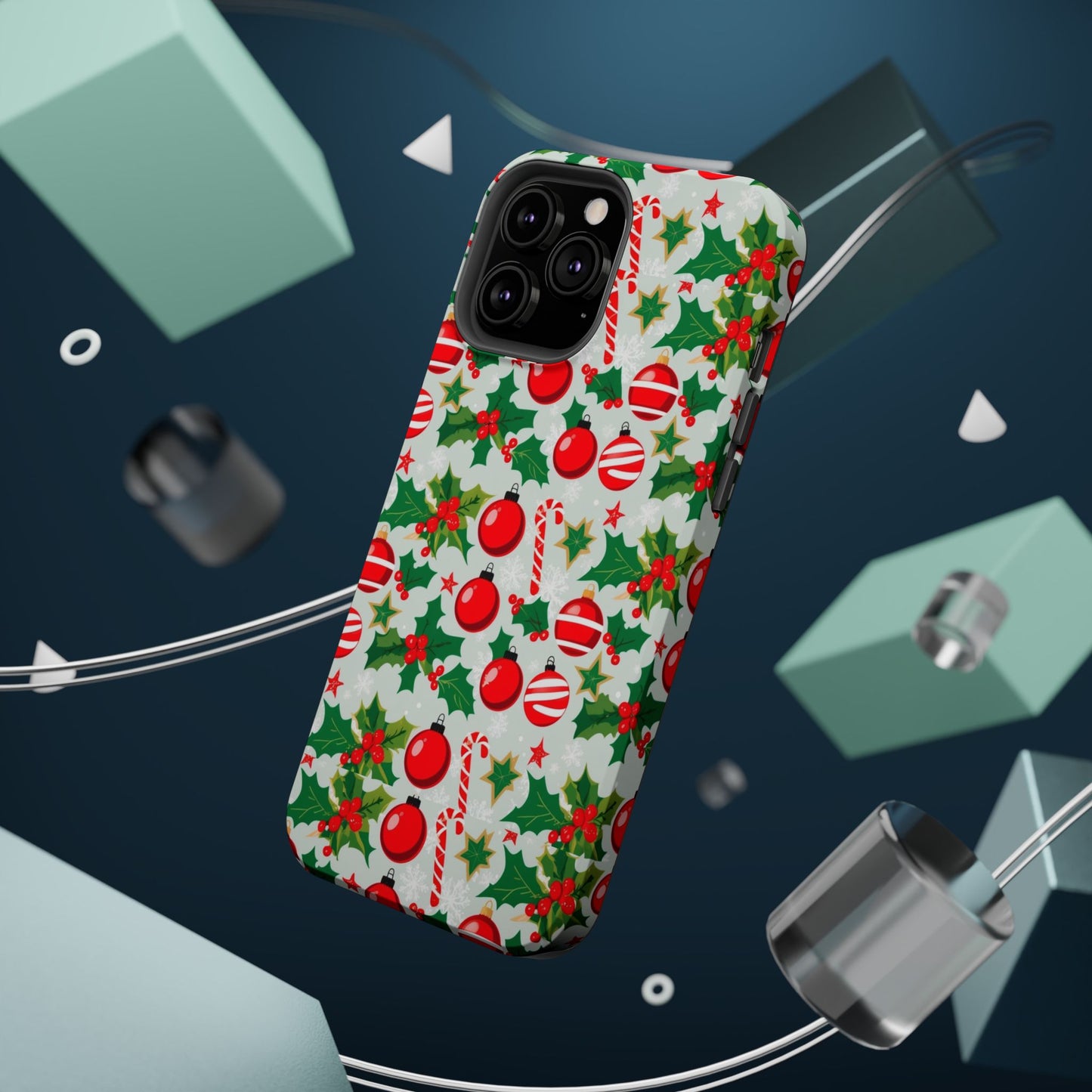 Festive Holiday Phone Case - Magnetic Impact-Resistant, Christmas Decor, Gift for Mom, Winter Vibes, Unique Phone Accessories