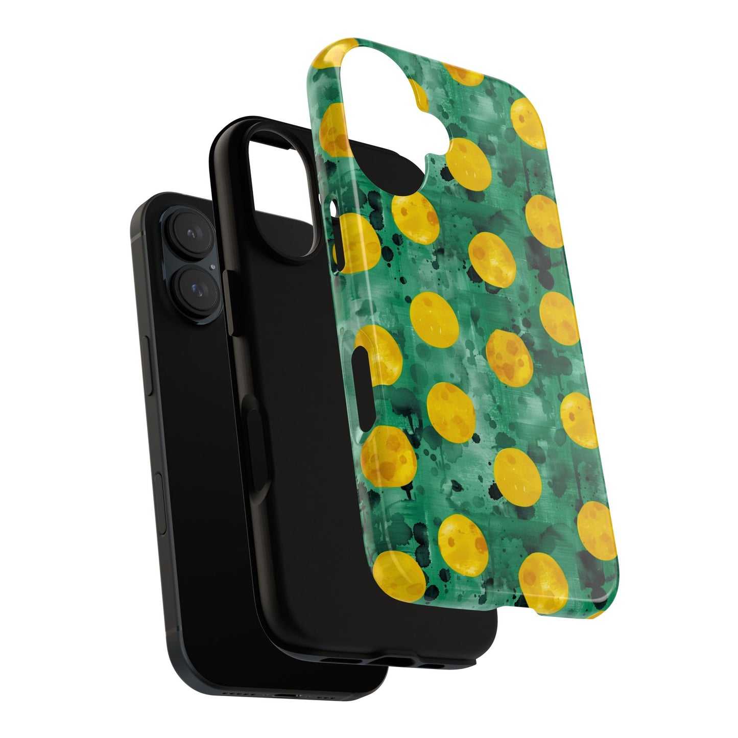 Tough Cases With a Green Color And Yellow ,A Perfect Gift For A Girl