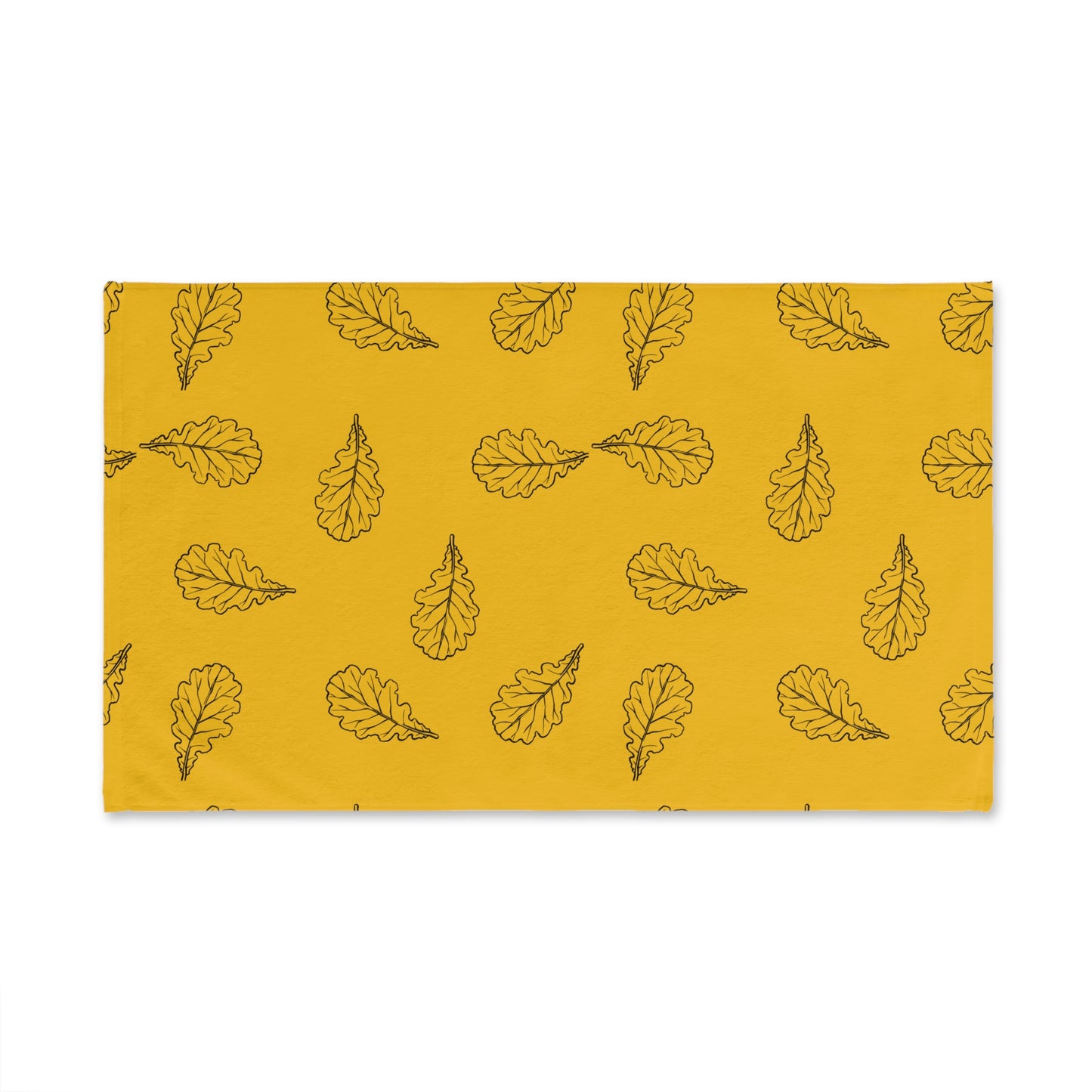 Yellow hand towell with leaf design-Soft,absorbente and stylish Hand Towel,yellow hand towel with leaf design perfecto for kitchen bathroomn, perfect give for house