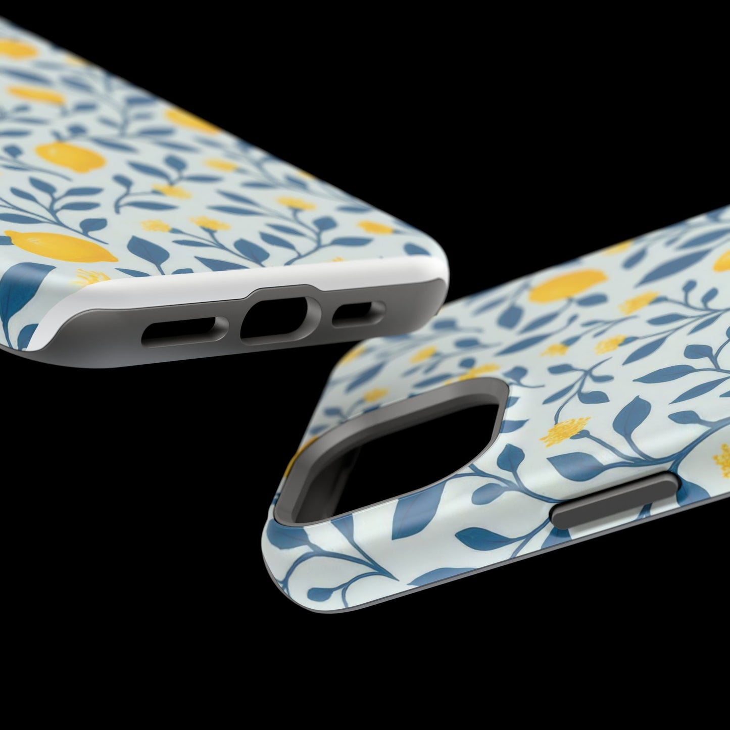 Phone Case — Lemon Branch Magnetic Impact-Resistant Case IPhone Case For Girl,Summer Vibes.