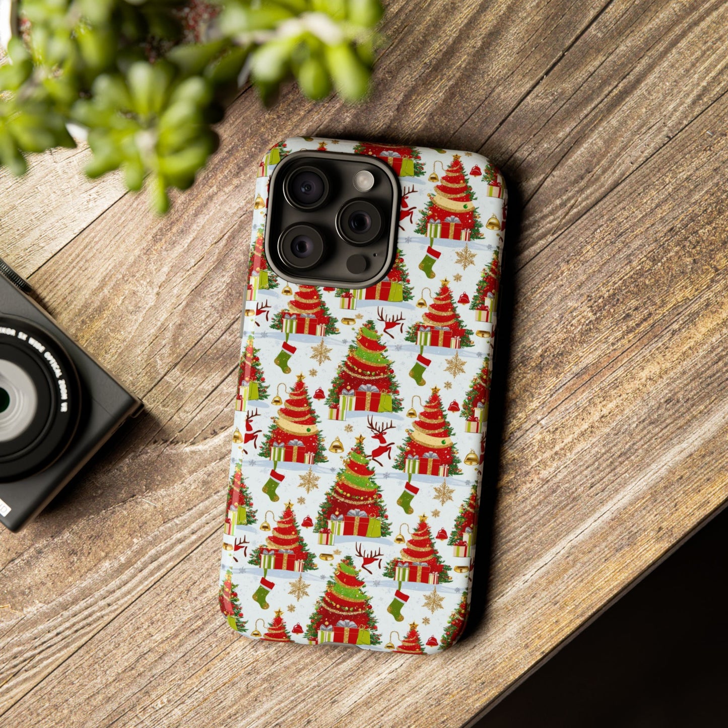 Festive Phone Case for Holiday Cheer, Christmas Gift, Phone Cover, Winter Decoration, Santa Claus Design