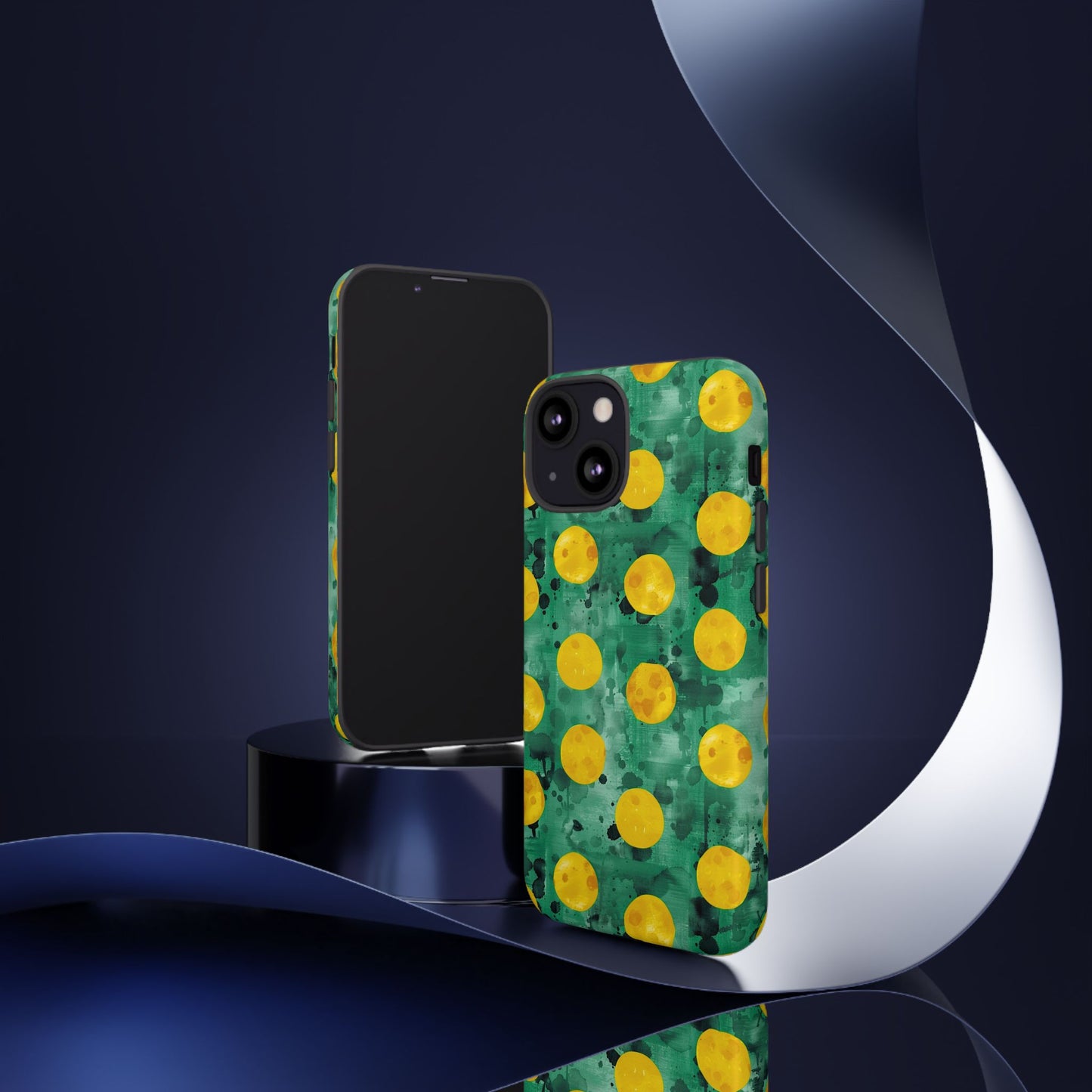 Tough Cases With a Green Color And Yellow ,A Perfect Gift For A Girl