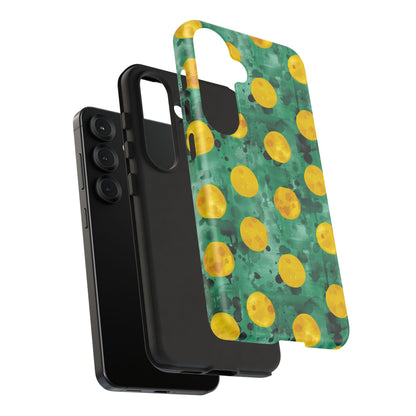 Tough Cases With a Green Color And Yellow ,A Perfect Gift For A Girl