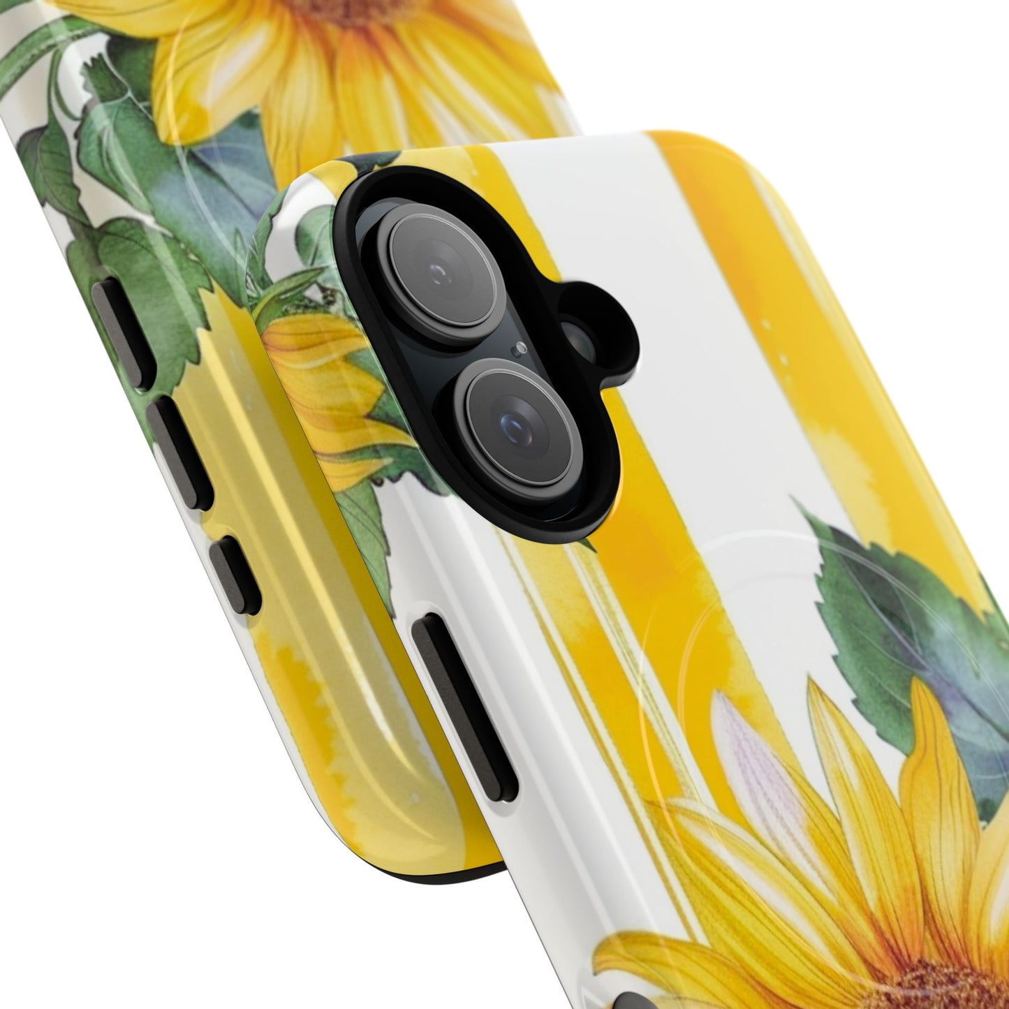 Sunflower Tough Magnetic Phone Case — Bright Floral Protective Cover