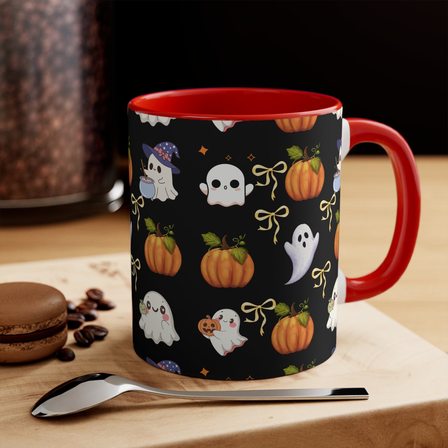Halloween Ghosts Accent Mug - Cute Spooky Coffee Cup for Fall Decor, Ghost Mug for Halloween Party, Whimsical Pumpkin Design, Perfect [...]