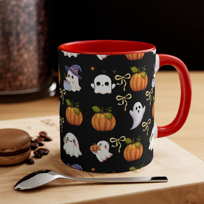 Halloween Ghosts Accent Mug - Cute Spooky Coffee Cup for Fall Decor, Ghost Mug for Halloween Party, Whimsical Pumpkin Design, Perfect [...]