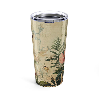 Botanical 20oz Tumbler – Vintage Floral Insulated Travel Cup