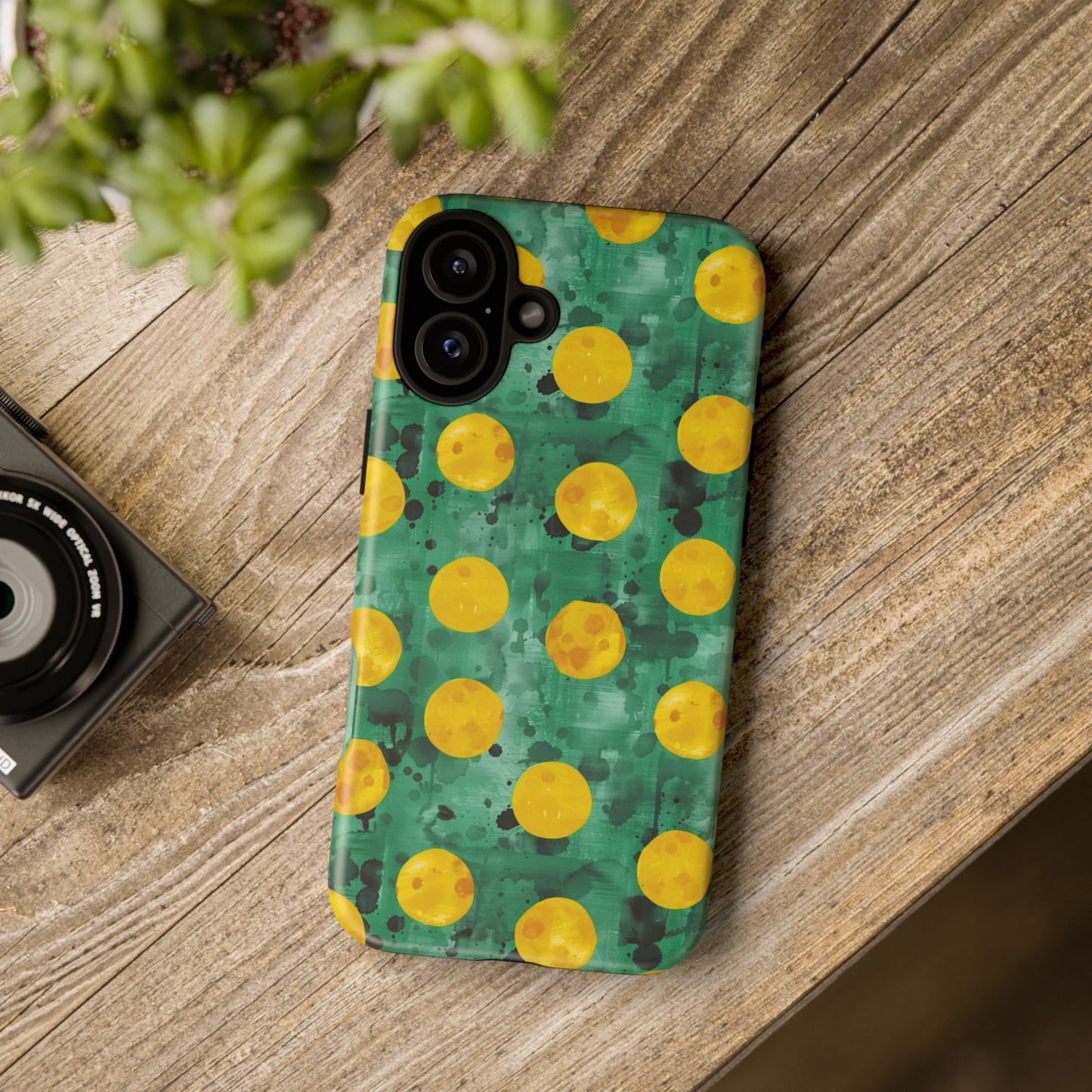 Tough Cases With a Green Color And Yellow ,A Perfect Gift For A Girl