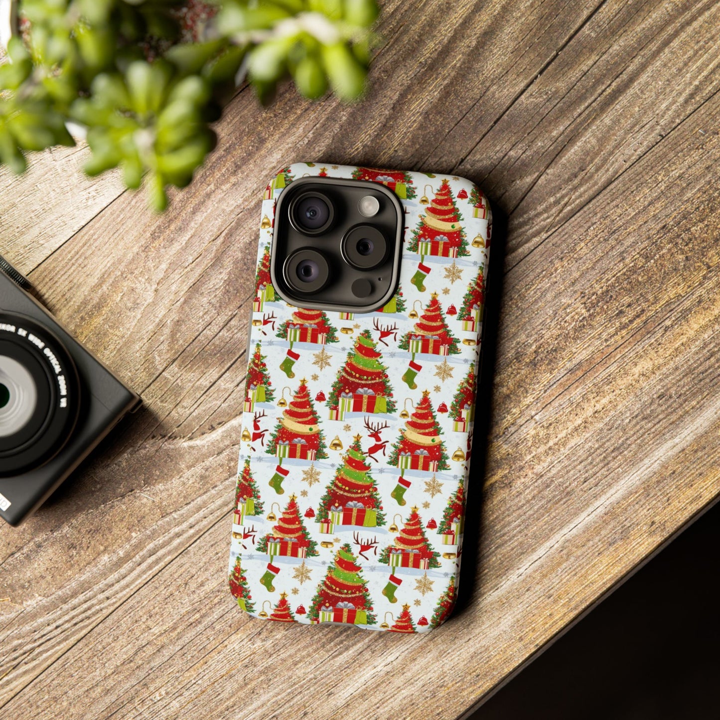 Festive Phone Case for Holiday Cheer, Christmas Gift, Phone Cover, Winter Decoration, Santa Claus Design