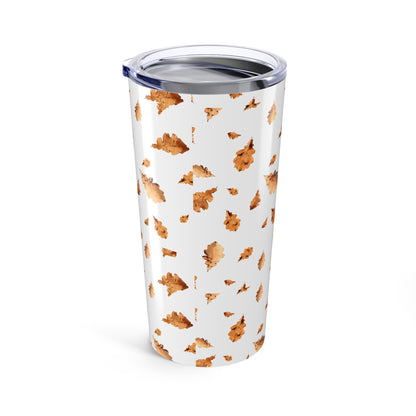 Chic Autumn Print Tumbler 20oz | Stylish Travel Mug, Coffee Cup, Trendy Insulated Drinkware, Gift for Her,Gift for him