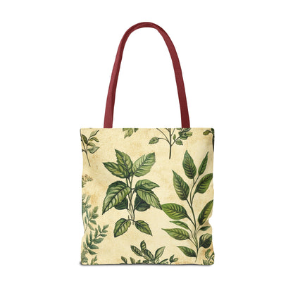 Vintage Floral Tote Bag — Botanical Garden Print AOP