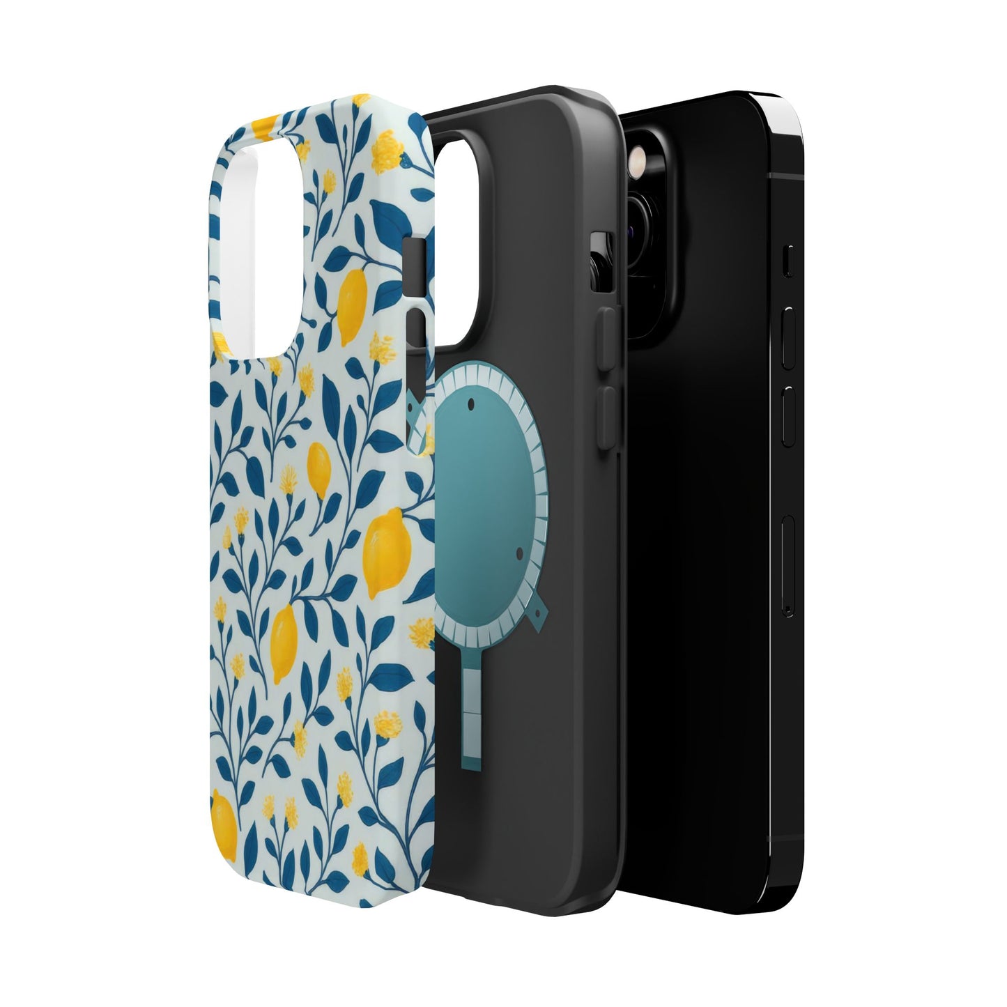 Phone Case — Lemon Branch Magnetic Impact-Resistant Case IPhone Case For Girl,Summer Vibes.