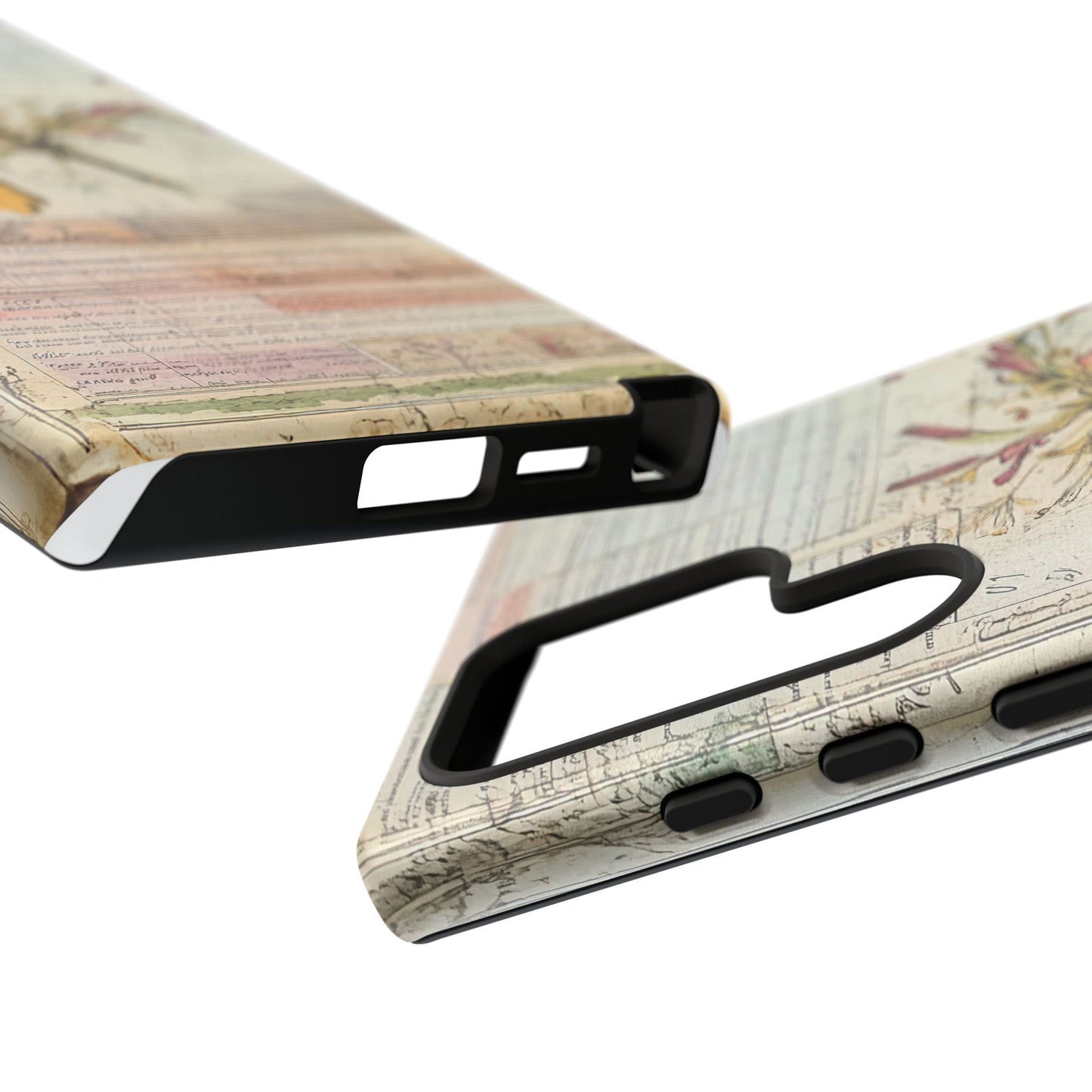 Vintage Botanical Tough Case — Floral Collage Phone Cover