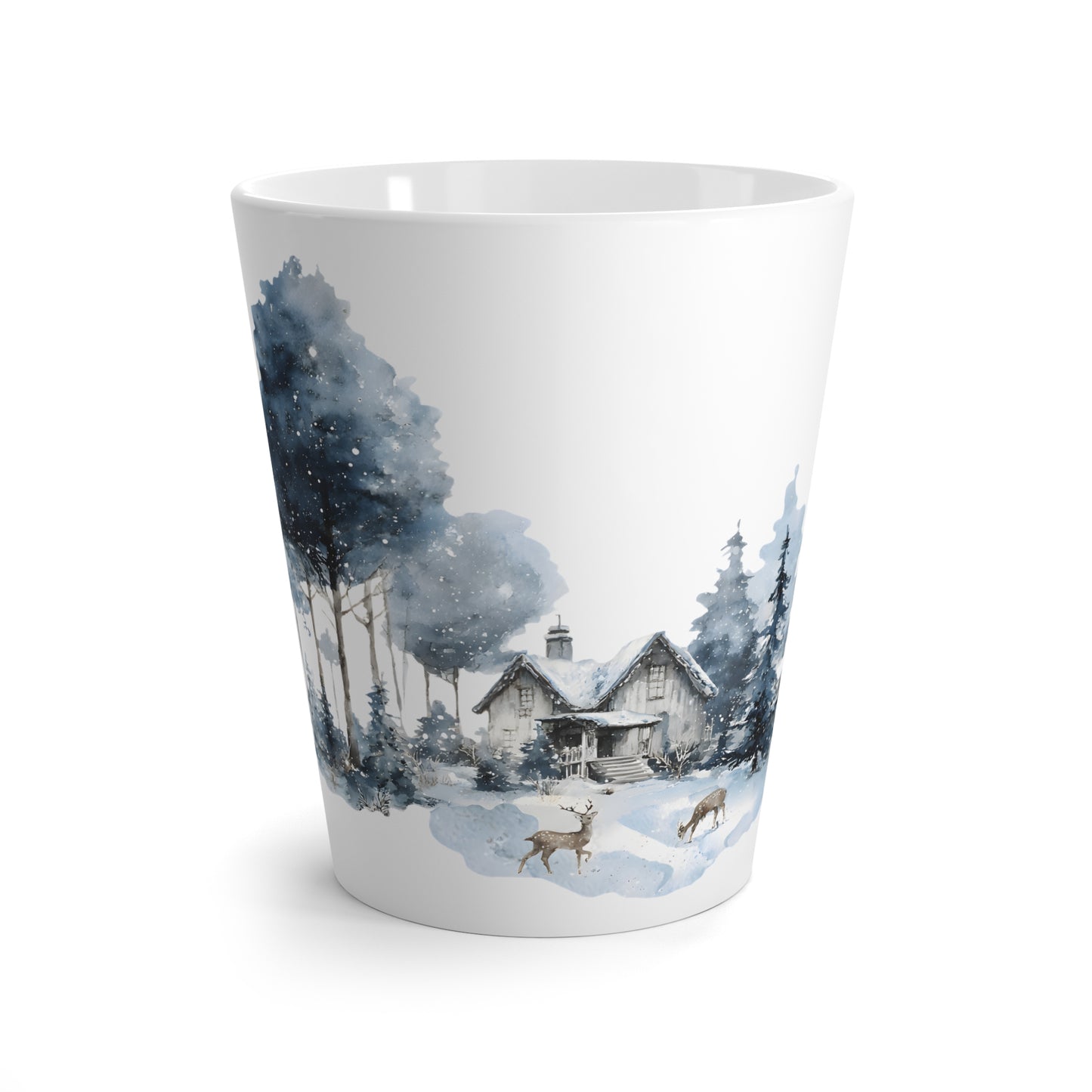 Winter Wonderland Latte Mug Perfect For Holidays,Christmas Gift ,12 Oz