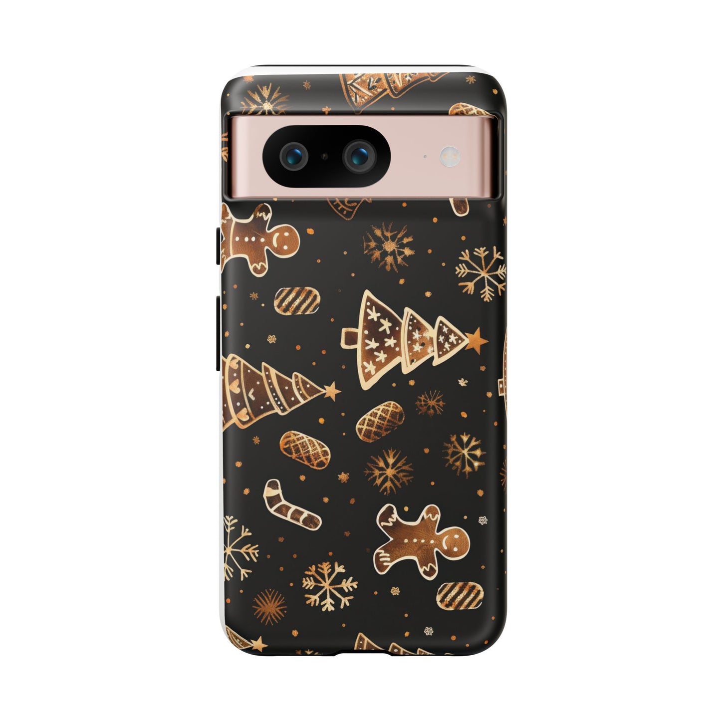 Christmas Cookie Phone Case,Black And Gold ,Case Holidays Case