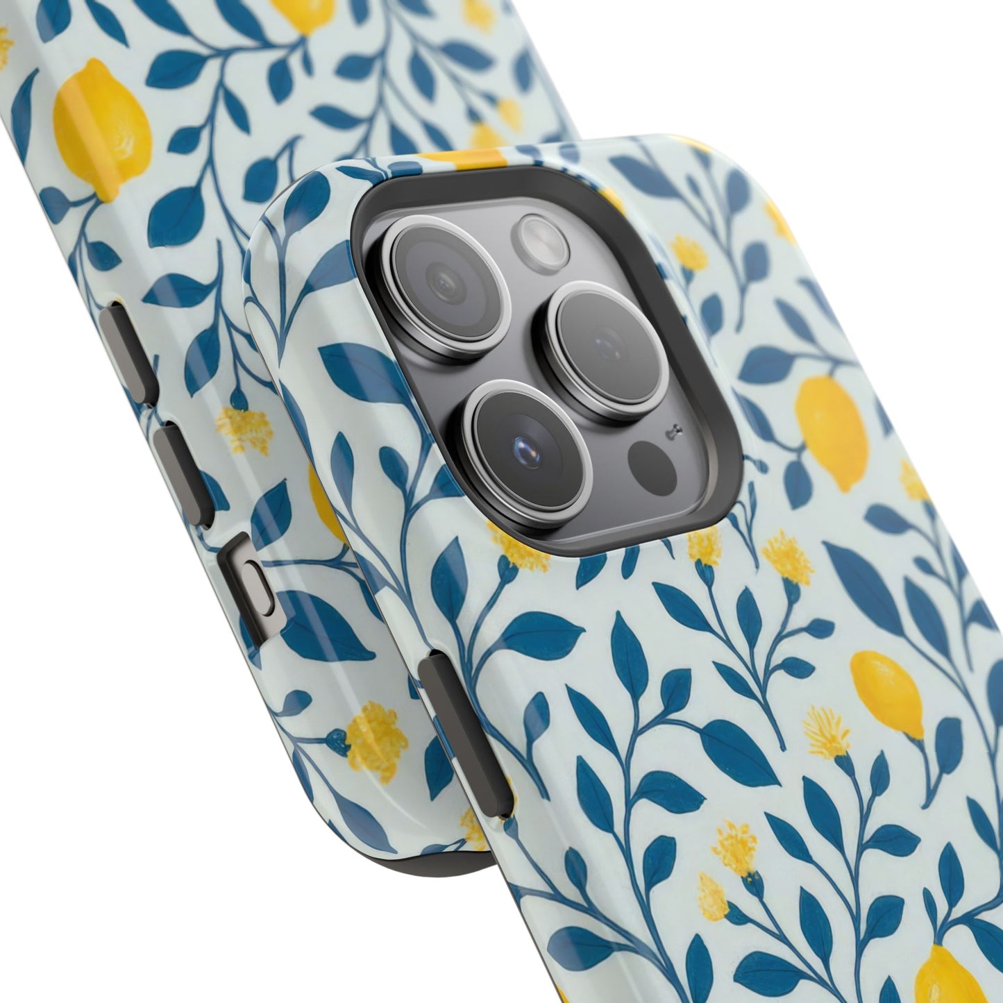 Phone Case — Lemon Branch Magnetic Impact-Resistant Case IPhone Case For Girl,Summer Vibes.