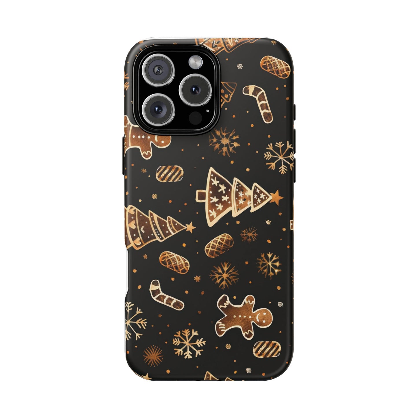Christmas Cookie Phone Case,Black And Gold ,Case Holidays Case