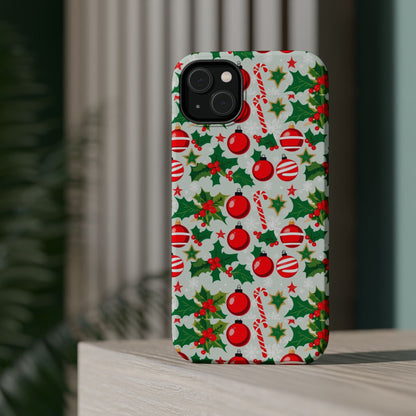 Festive Holiday Phone Case - Magnetic Impact-Resistant, Christmas Decor, Gift for Mom, Winter Vibes, Unique Phone Accessories