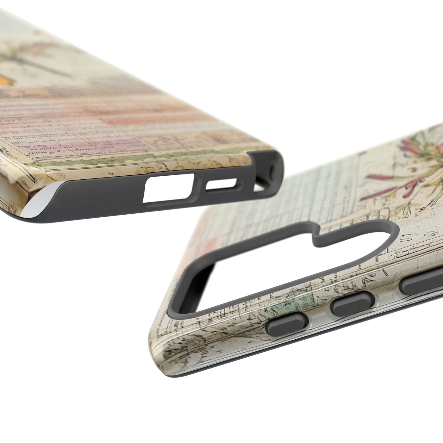 Vintage Botanical Tough Case — Floral Collage Phone Cover