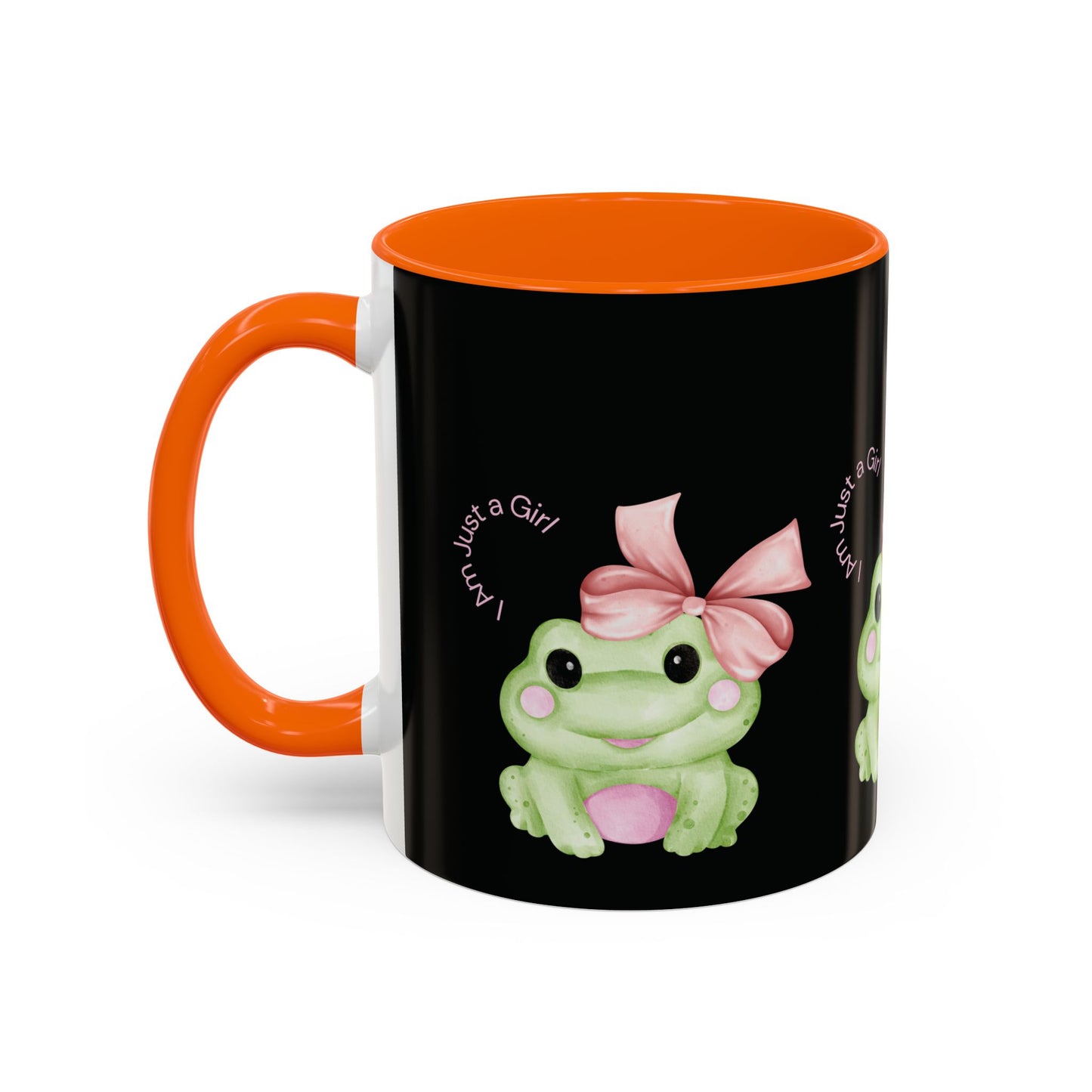 Cute Frog Accent Coffee Mug - Perfect for Girls, Gift for Coffee Lovers, Funny Frog Mug, Animal Lover Gift, Office Mug
