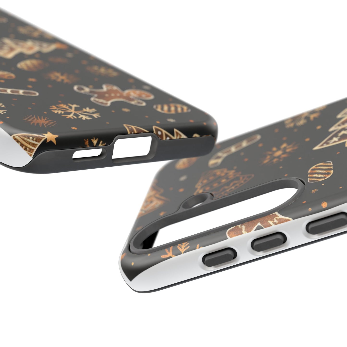Christmas Cookie Phone Case,Black And Gold ,Case Holidays Case
